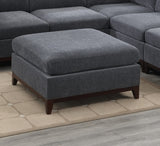 Grey Sectional 6pc Set Living Room Sectional Couch