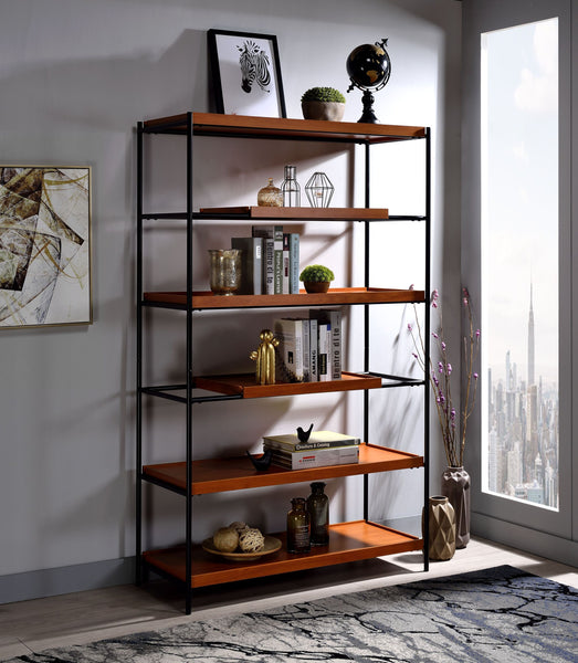 Bookshelf, Honey Oak & Black