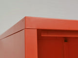 Metal Locker Storage Cabinet Locker Children Locker Double Doors Lokcer Hanging Cloth Home School Classroom Requires Assembly