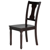 Classic Dining Set Wooden Table and 4 Chairs with Bench for Kitchen Dining Room