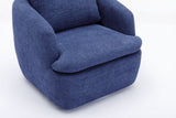 COOLMORE Swivel Barrel Chair, Comfy Round Accent Sofa Chair for Living Room, 360 Degree Swivel Barrel Club Chair, Leisure Arm Chair for Nursery, Hotel, Bedroom, Office, Lounge
