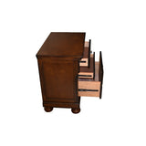Queen 3-Piece Bedroom Set Platform Bed with Two Nightstands