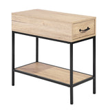 Nightstand with Drawer, Stable and Sturdy Construction