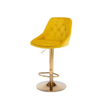 COOLMORE  Bar Stools with Back and Footrest Counter Height Dining Chairs