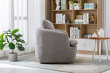 COOLMORE Swivel Barrel Chair, Comfy Round Accent Sofa Chair for Living Room, 360 Degree Swivel Barrel Club Chair, Leisure Arm Chair for Nursery, Hotel, Bedroom, Office, Lounge