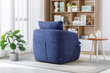 COOLMORE Swivel Barrel Chair, Comfy Round Accent Sofa Chair for Living Room, 360 Degree Swivel Barrel Club Chair, Leisure Arm Chair for Nursery, Hotel, Bedroom, Office, Lounge