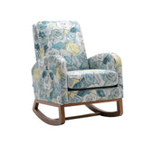 COOLMORE  living  room Comfortable  rocking chair  living room chair Beige