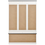 Two-tone Hall Tree with 4 Hooks and 3 Large Drawers, Coat Hanger, Entryway Bench, Storage Bench