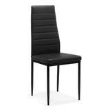 Black Dining chair set for 4