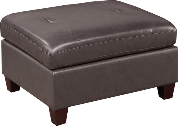 Contemporary Genuine Leather Dark Coffee Color