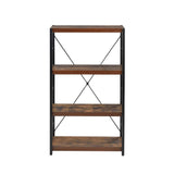 Bookshelf in Weathered Oak & Black