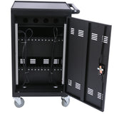 Mobile Charging Cart and Cabinet for Tablets Laptops 35-Device (B30PLUS)