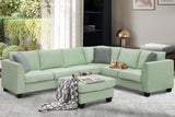 Light Green Sectional Sofa