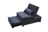 Ottoman Sofa sleeper Dark Grey