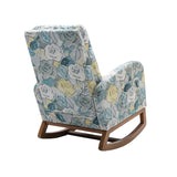 COOLMORE  living  room Comfortable  rocking chair  living room chair Beige