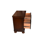 Queen 3-Piece Bedroom Set Platform Bed with Two Nightstands