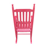 wooden porch rocker chair  Red