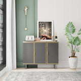 Modern Sideboard, Freestanding Sideboard Storage Cabinet Entryway Floor Cabinet for Living Room Office Bedroom