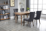 Victorian Dining Chair Button Tufted Armless Chair Upholstered Accent Chair