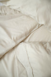 Omne Sleep 4-Piece Cream Microplush and Bamboo Twin Hypoallergenic Sheet Set