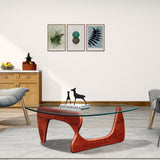 Cherry Triangle coffee table Wood Base