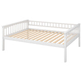 Full over Full Bunk Bed with Drawers, Convertible Beds