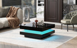 High Gloss Minimalist Design with plug-in 16-color LED Lights