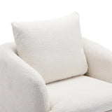 COOLMORE Swivel Barrel Chair, Comfy Round Accent Sofa Chair for Living Room, 360 Degree Swivel