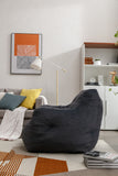 Soft Cotton Linen Fabric Bean Bag Chair Filled With Memory Sponge