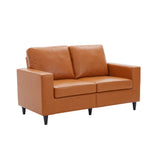 Orisfur. Modern Style Loveseat PU Leather Upholstered Couch Furniture for Home or Office (Loveseat)