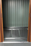6ft x 6ft Outdoor Metal Storage Shed with Metal Floor Base