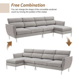 Grey Sectional Sofa Couch