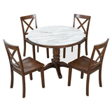 5 Piece Dining Table and Chairs Set