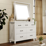 Queen Bed with 2 Drawers, Nightstands, Chest, Dresser and Mirror