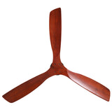 Elegant Ceiling Fan with Remote Control,3 Mahogany Solid Wood Blades,60 Inches Suitable for Indoor and Outdoor (Not allowed to sell on Amazon)