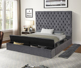Queen 4 Piece Tufted Storage Bedroom Set