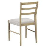 7-Piece Wooden Dining Table Set - Extendable Table with 12” Leaf and 2 Drawers, 6 Dining Chairs with Soft Cushion