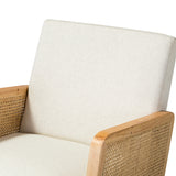 Trachin Rocking Chair with Rattan Arms