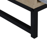 Natural rattan，Cabinet with 4 drawers，Suitable for living room, bedroom and study，Diversified storage