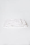 Omne Sleep 4-Piece White Microplush and Bamboo King Hypoallergenic Sheet Set