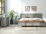 King Grey Solid Wood 3 Piece set
