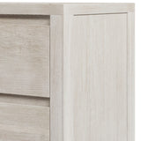 Modern Style Wood Veneer 6-Drawer Dresser for Bedroom, Living Room, Stone Gray