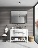 48" Farmhouse Single Bathroom Vanity Set