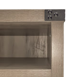Nightstand, Rustic Oak End Table Side Table