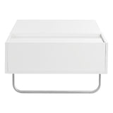 ON-TREND Multi-functional Coffee Table with Lifted Tabletop, Contemporary Cocktail Table with Metal Legs