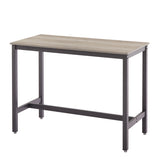 Bar Table Set with 4 Bar stools PU Soft seat with backrest