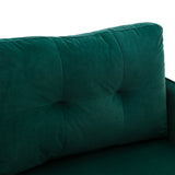 COOLMORE  Velvet  Sofa , Accent sofa .loveseat sofa with Stainless feet