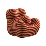 Barrel Chair with Ottoman
