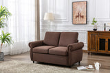 Orisfur Pull Out Sofa Bed  Loveseat Sleeper with Twin Size Memory Mattress for Living Room Spaces