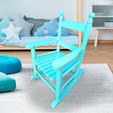 Children\'s rocking light Light Blue chair- Indoor or Outdoor -Suitable for kids-Durable